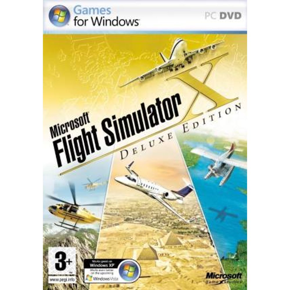 Simulador: FLIGHT SIMULATOR X (DELUXE EDITION)